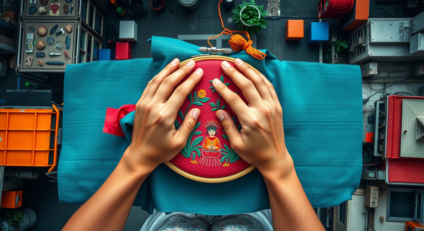 Fanquer Embroidery Kit for Adults