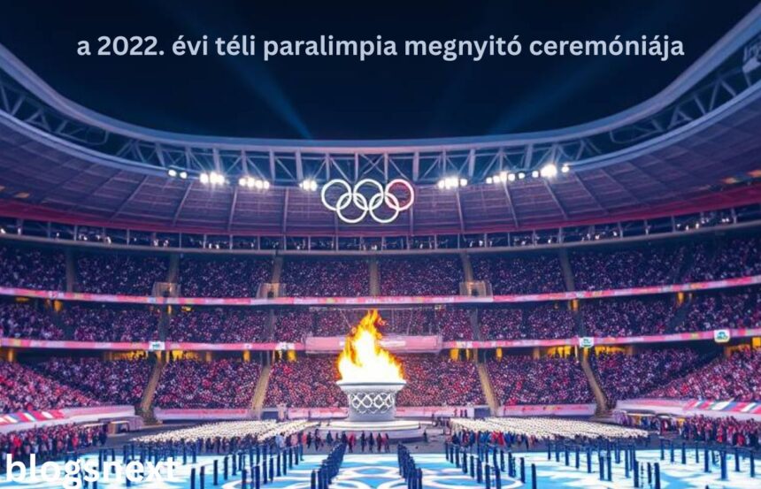 a 2022. évi téli paralimpia megnyitó ceremóniája